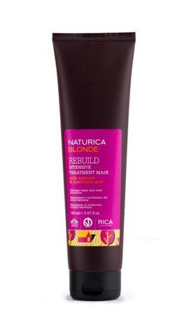Rica Маска для інтенсивної дії для відновлення волосся Rebuild Intensive Mask , 150 мл 0124 фото